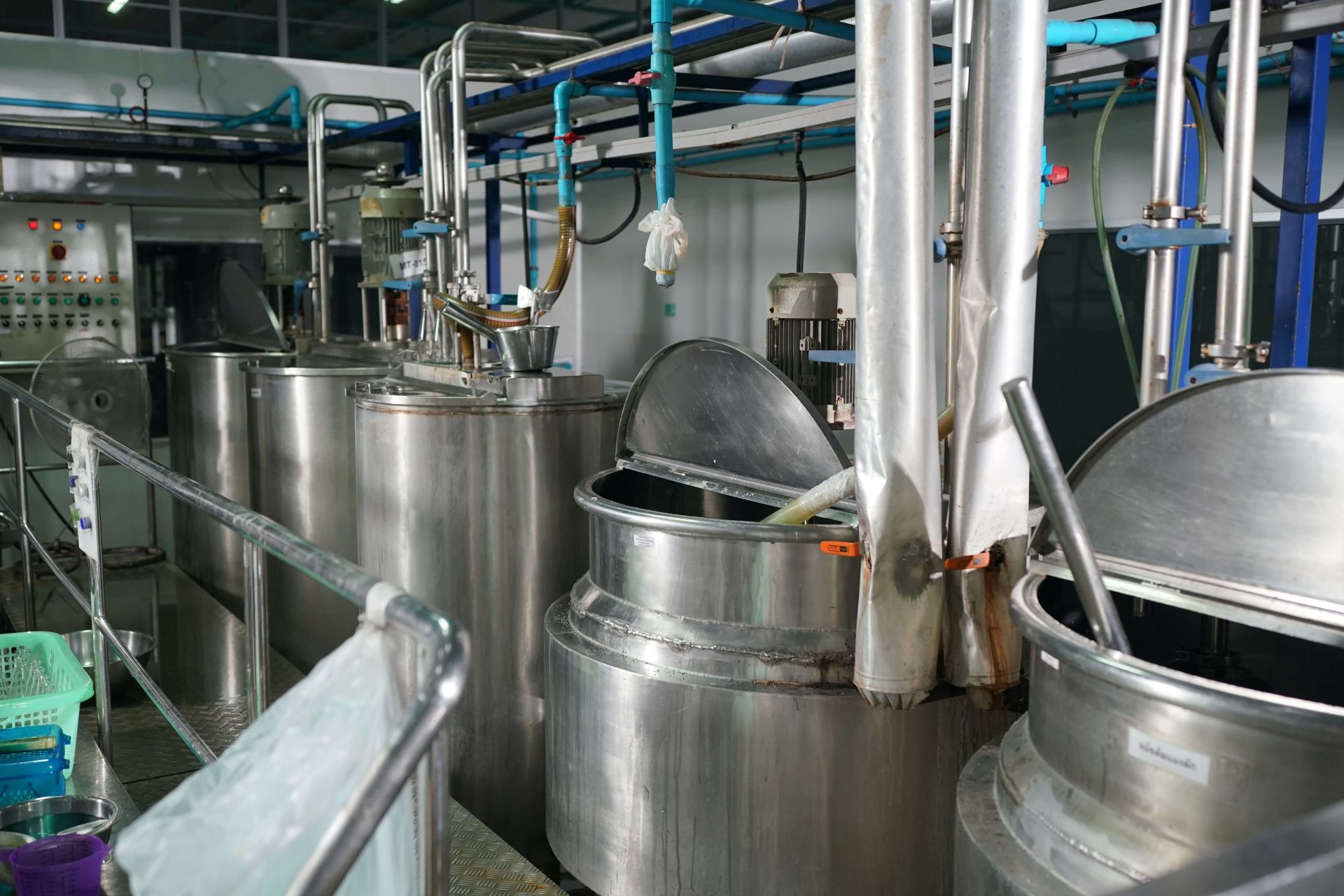 A beverage processing plant